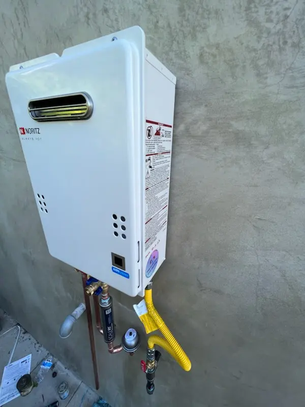 Tankless water heater installation for Weeks Landing homes